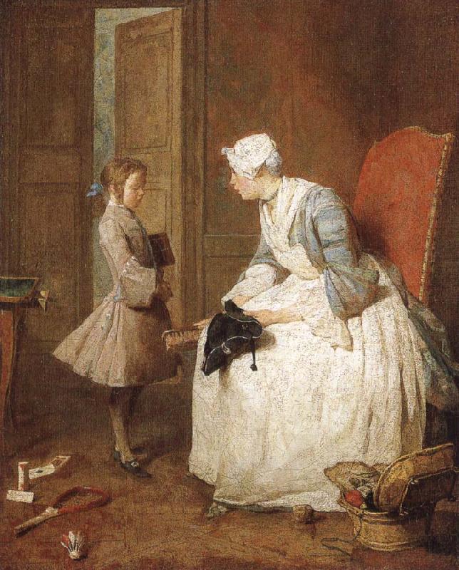 Jean Baptiste Simeon Chardin The gouvernante oil painting image